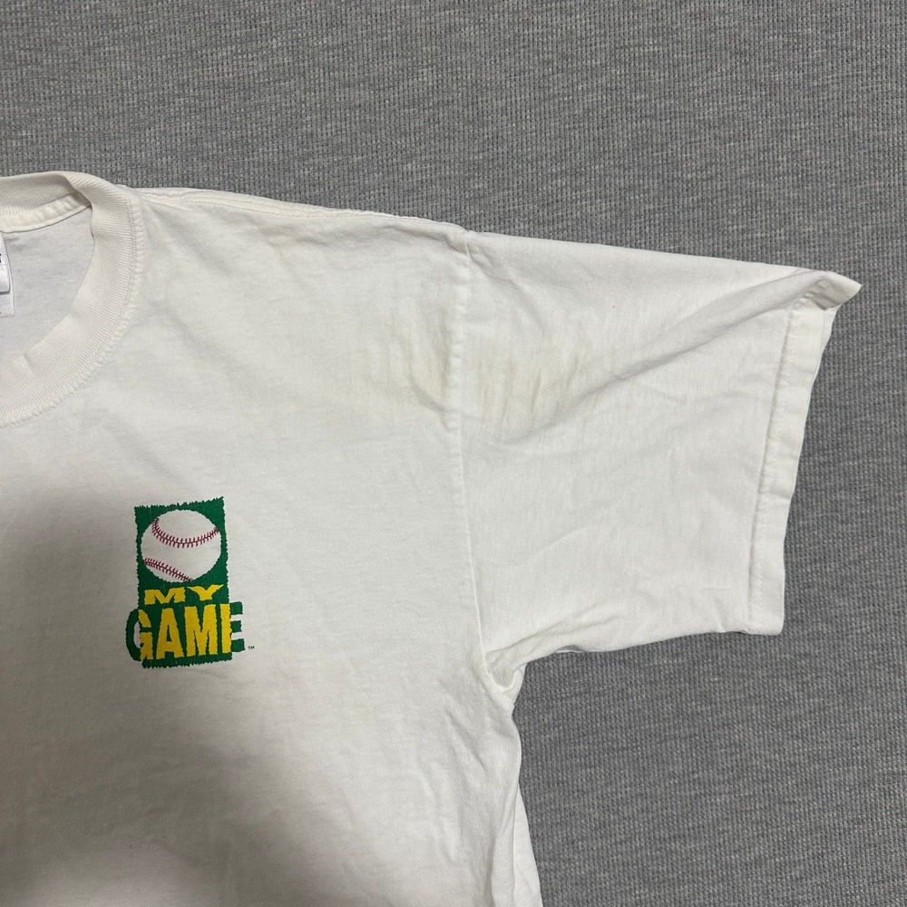 Vintage‎ Late 90s Baseball Is Like Church Leo Durocher Quote Tee Shirt Mens XL - Picture 3 of 12